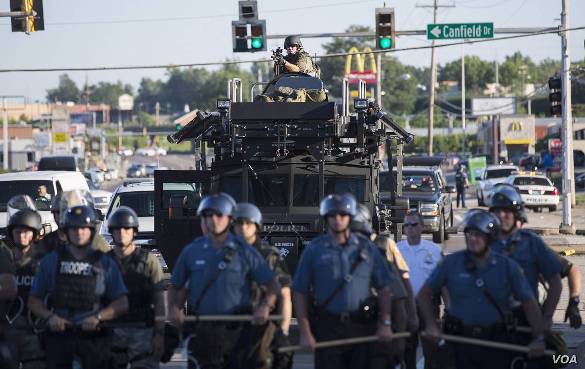 Big Brother Heavily armed police get ready to battle civilians