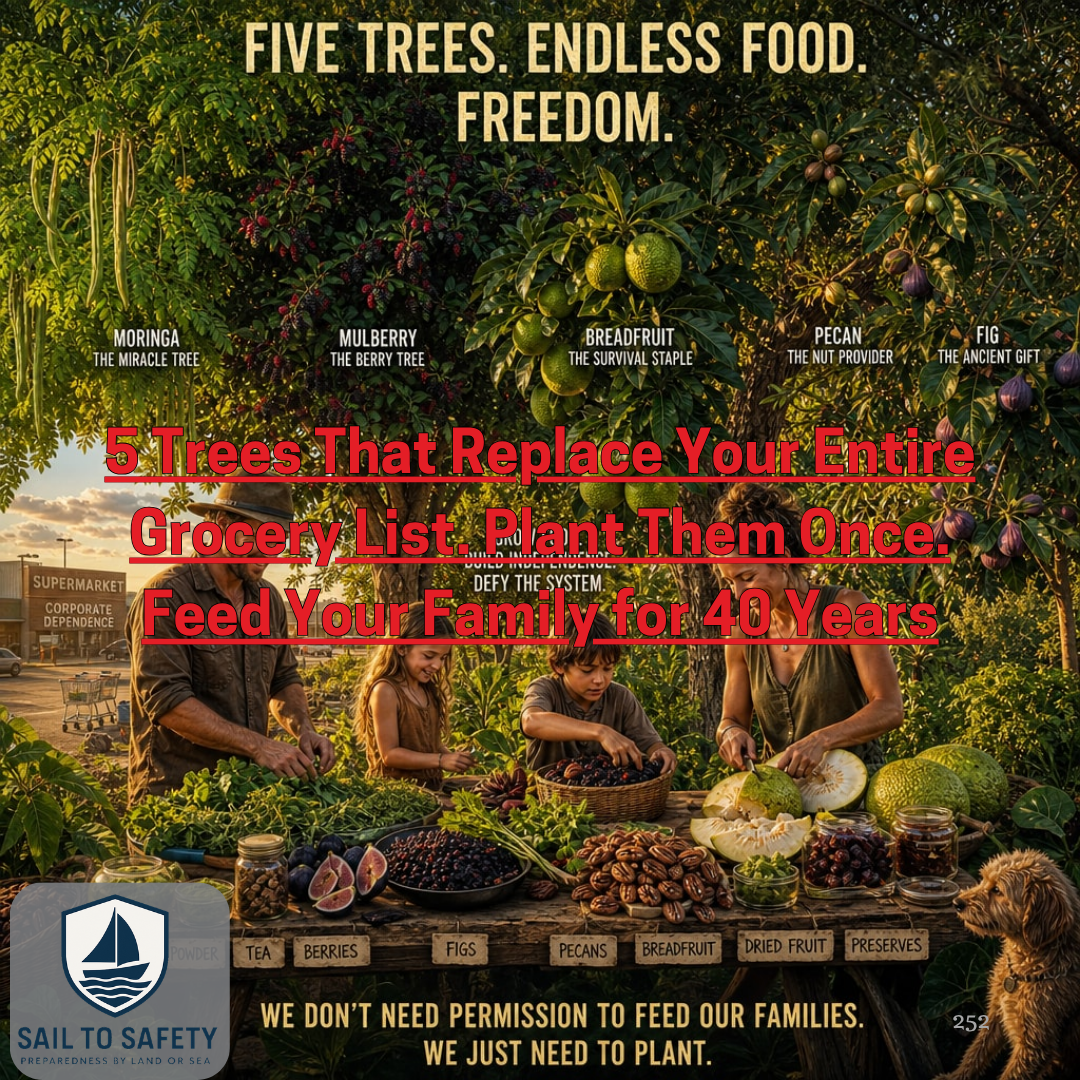 5 Trees That Replace Your Entire Grocery List. Plant Them Once. Feed Your Family for 40 Years